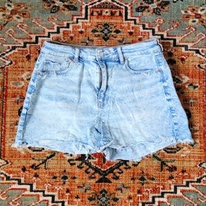 Acid Wash American Eagle Mom Shorts